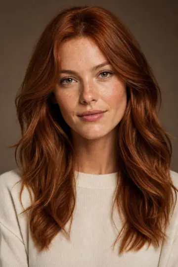 Copper hair color